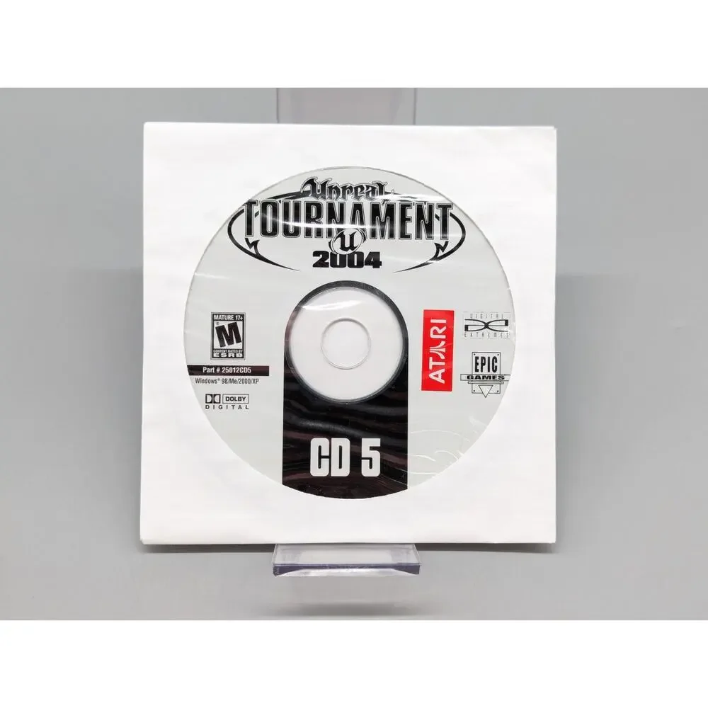Unreal Tournament 2004 PC Game 2004 Complete 6 CD Set Tested